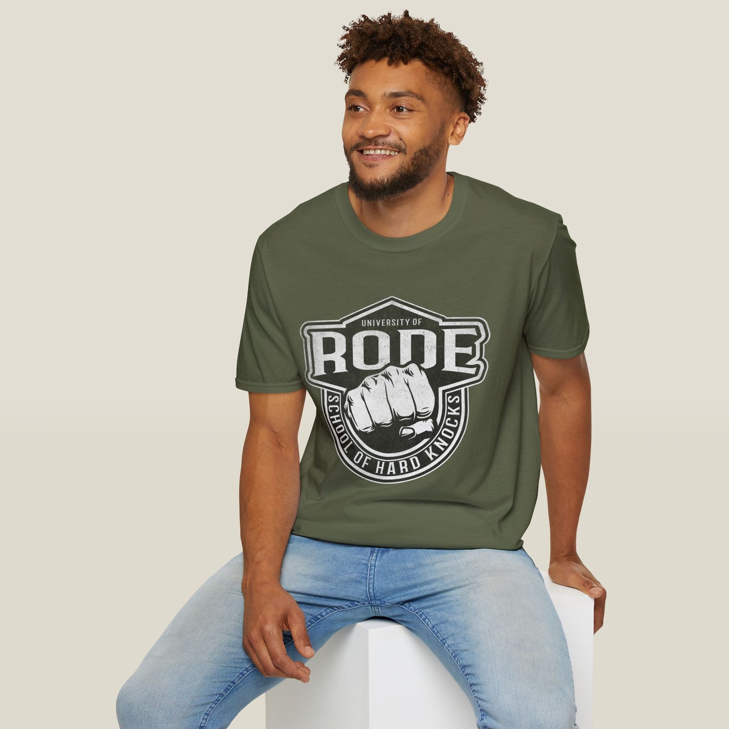 Rode School of Hard Knocks Unisex Softstyle T-Shirt