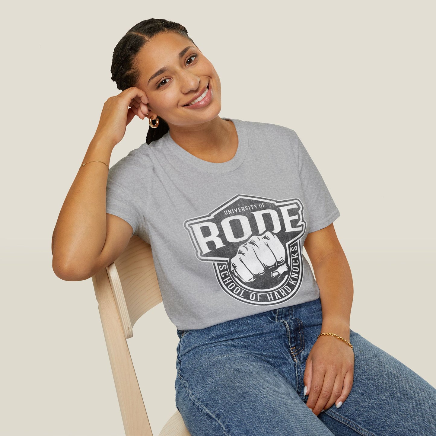 Rode School of Hard Knocks Unisex Softstyle T-Shirt