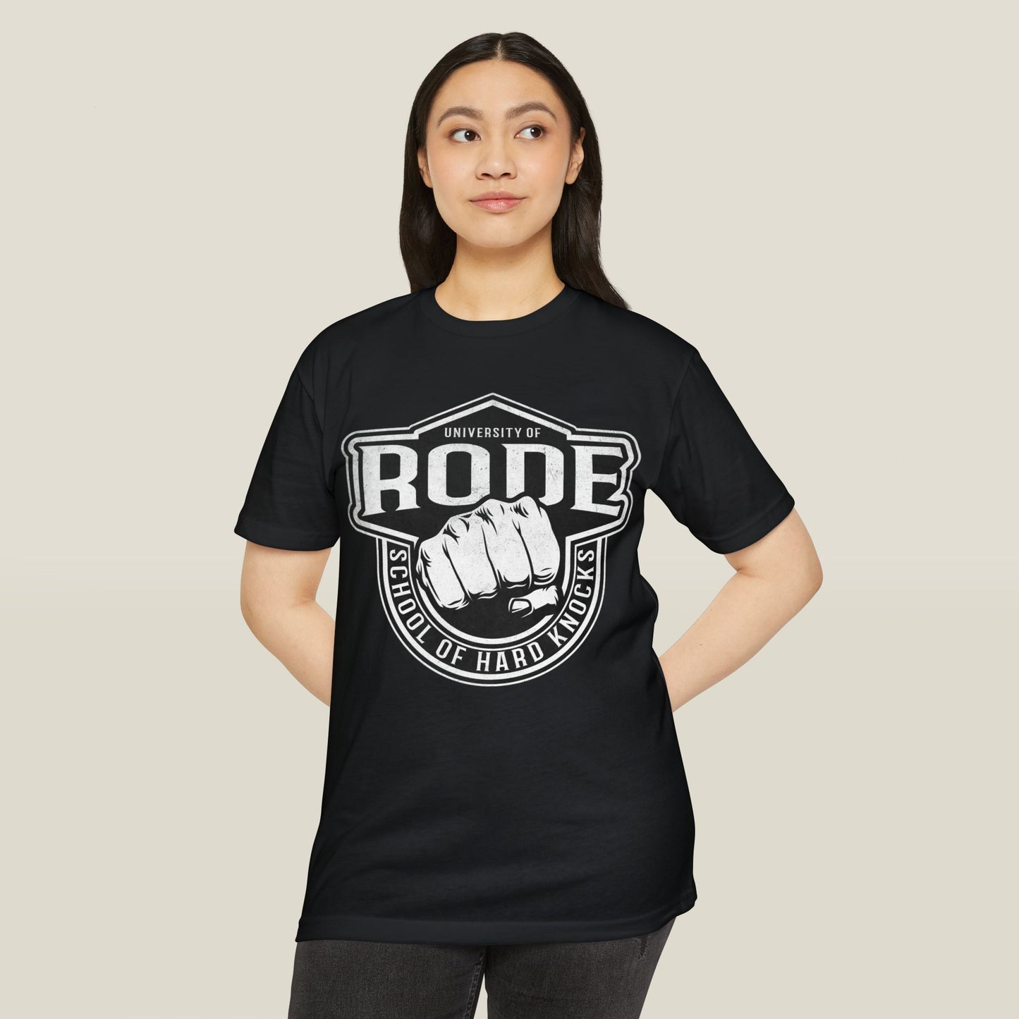 University of Rode T-Shirt | School of Hard Knocks | Unisex Jersey Tee