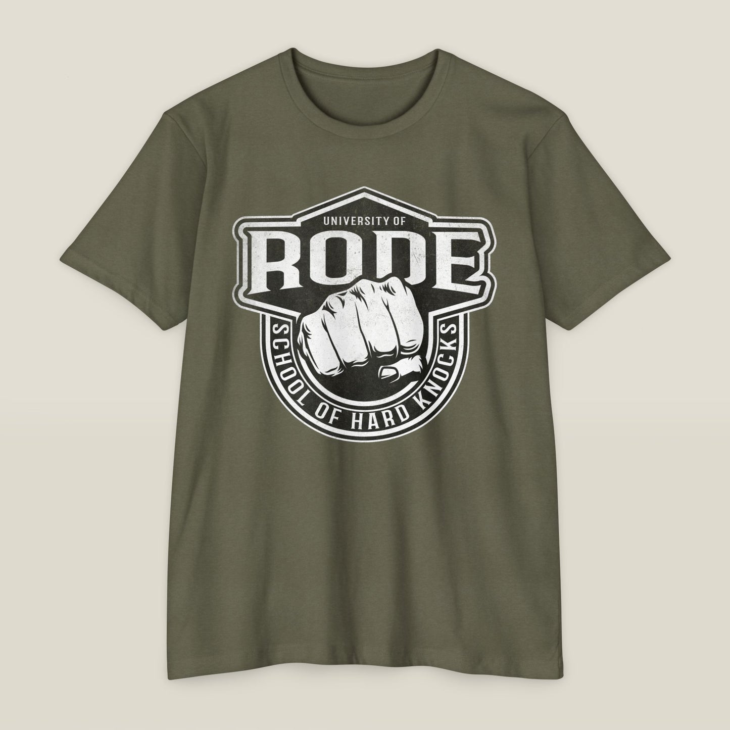 University of Rode T-Shirt | School of Hard Knocks | Unisex Jersey Tee