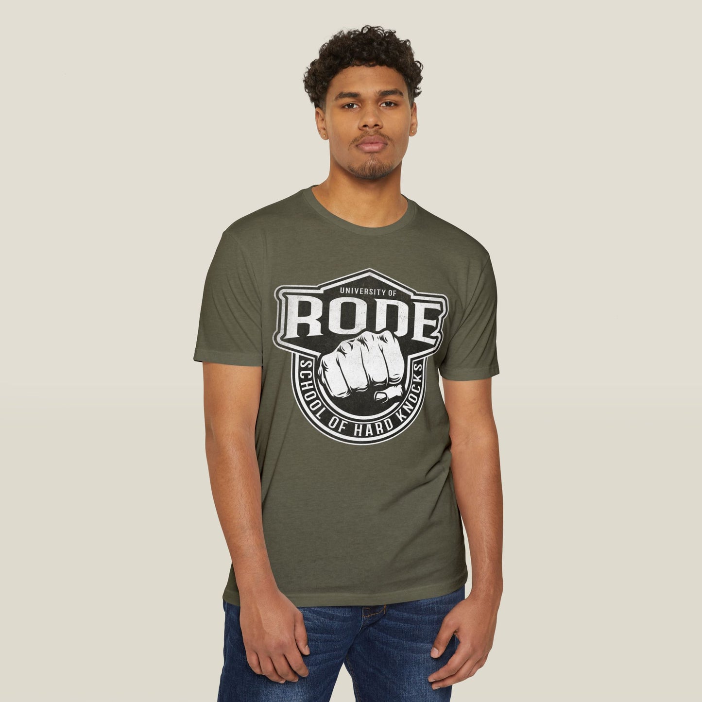 University of Rode T-Shirt | School of Hard Knocks | Unisex Jersey Tee