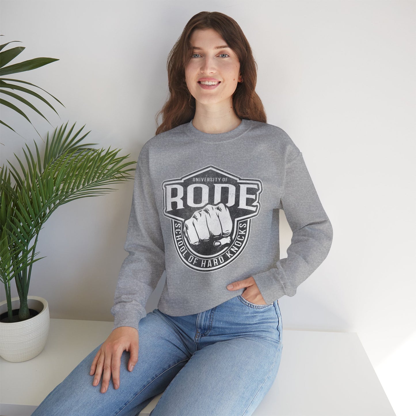 Rode University Sweatshirt - School of Hard Knocks Unisex Crewneck