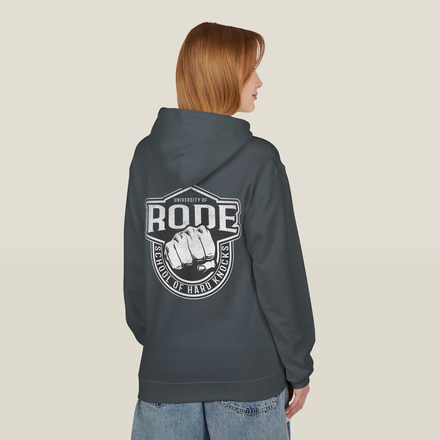 Unisex Medium-Heavy Hoodie -Rode School of Hard Knocks