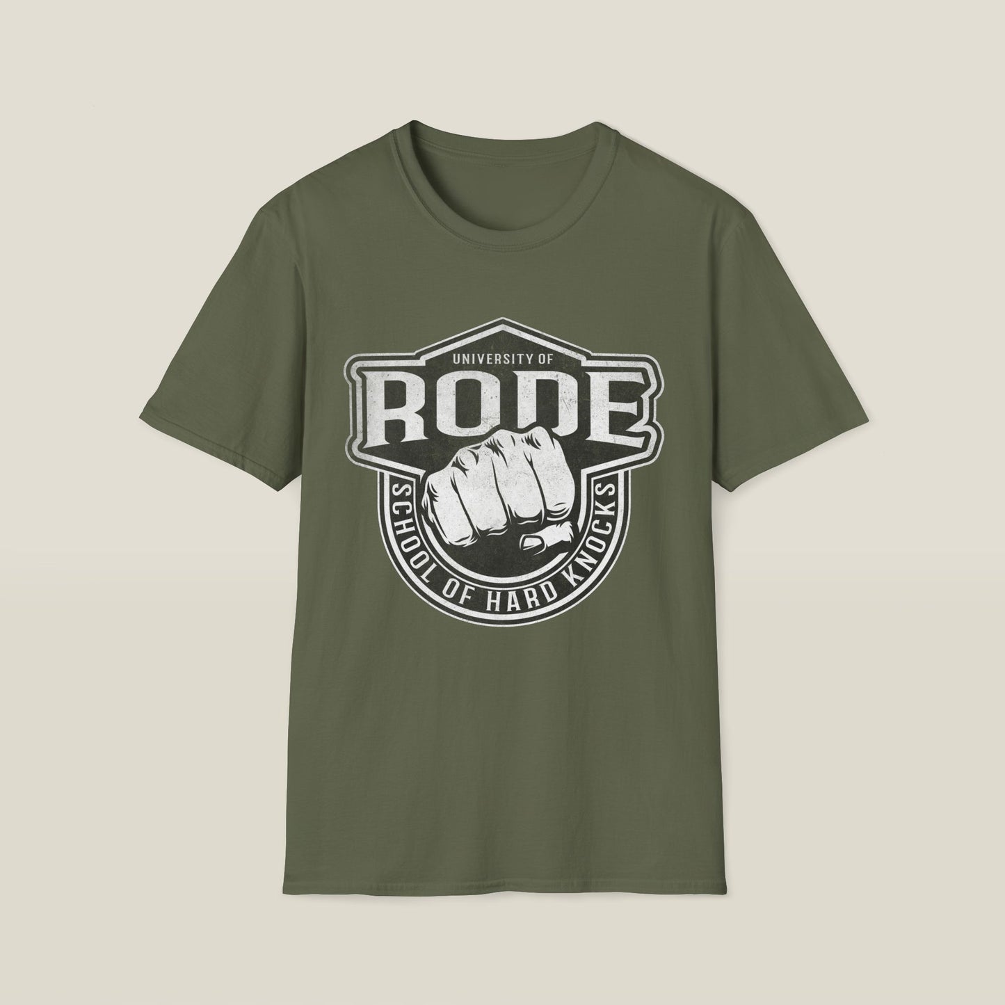 Rode School of Hard Knocks Unisex Softstyle T-Shirt