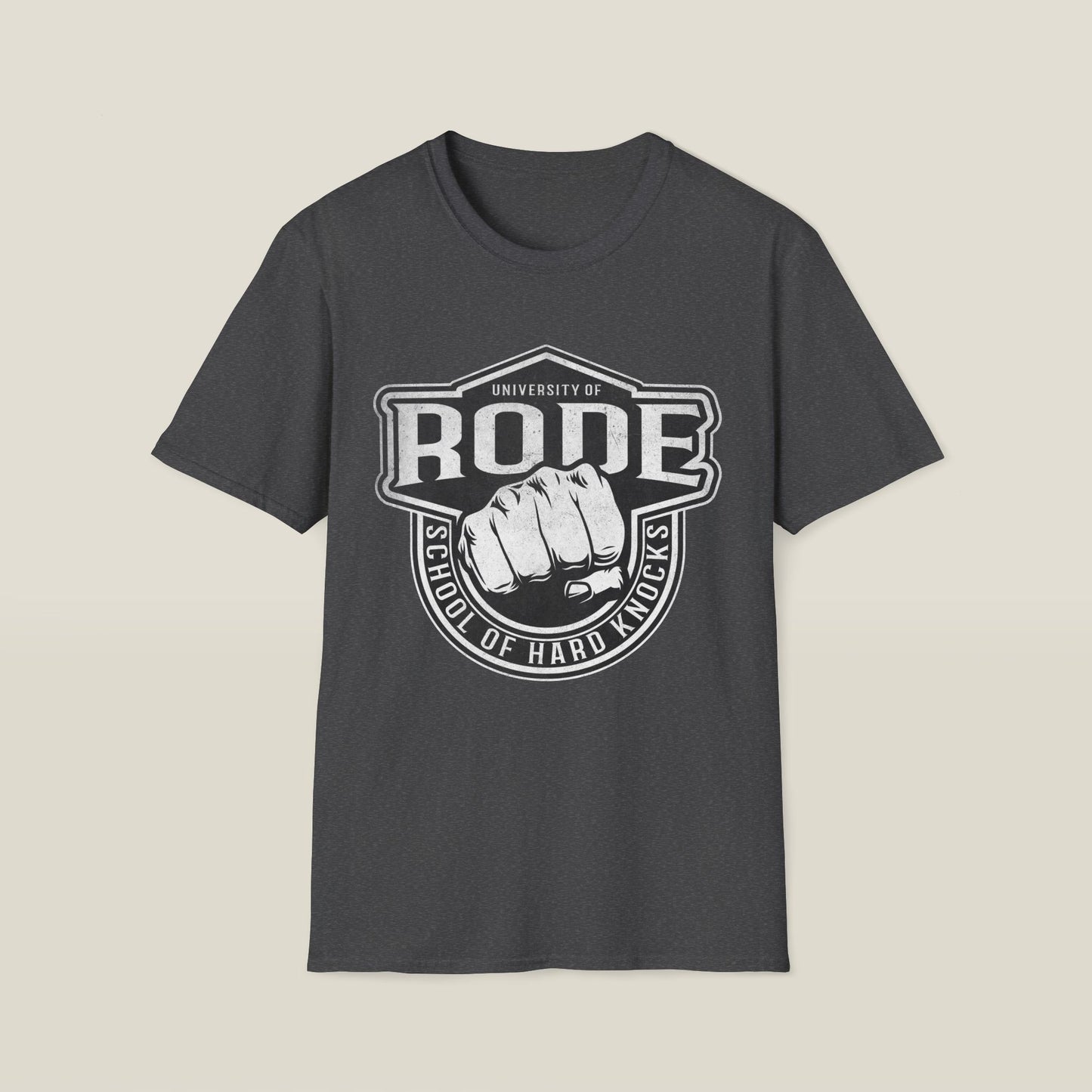 Rode School of Hard Knocks Unisex Softstyle T-Shirt