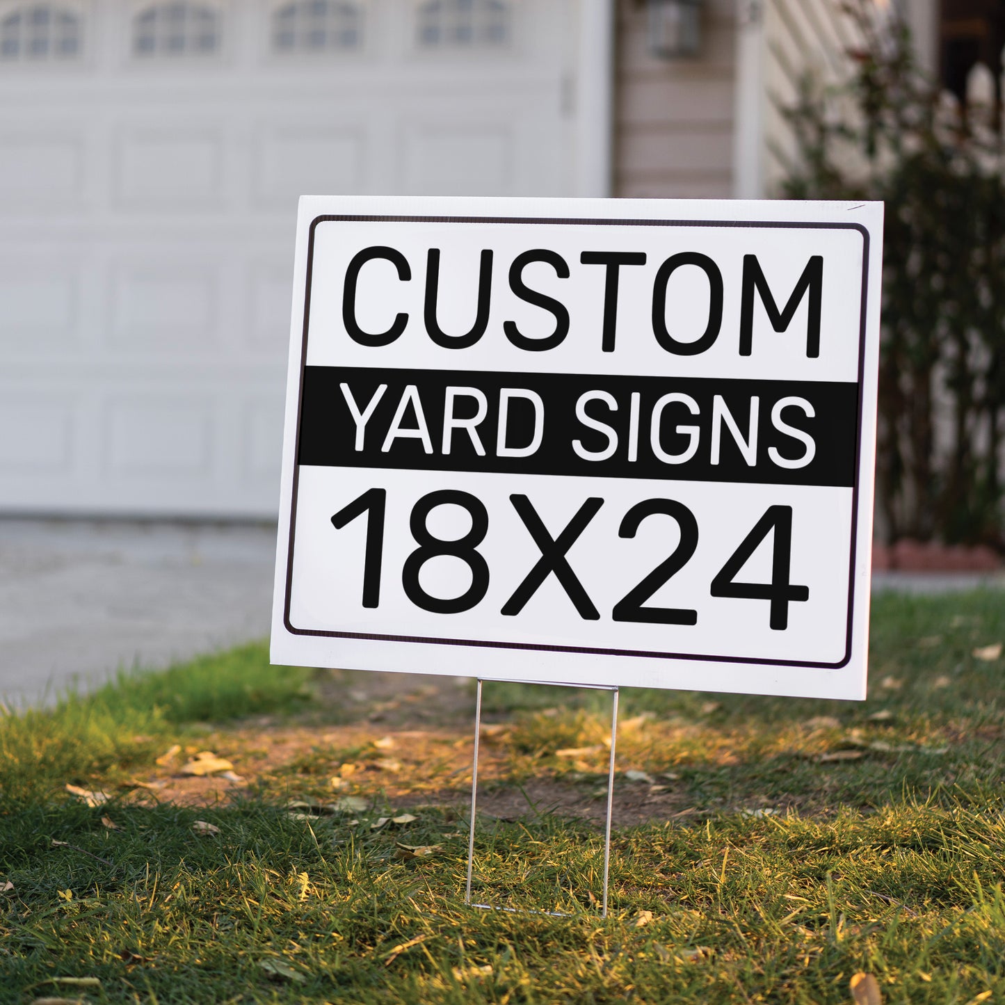 Custom 10-Pack Corrugated Yard Signs - Personalized or Matching Design